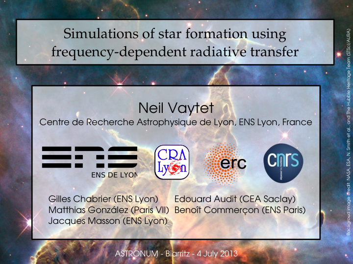simulations of star formation using
