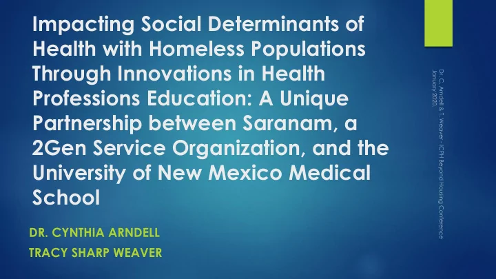 impacting social determinants of