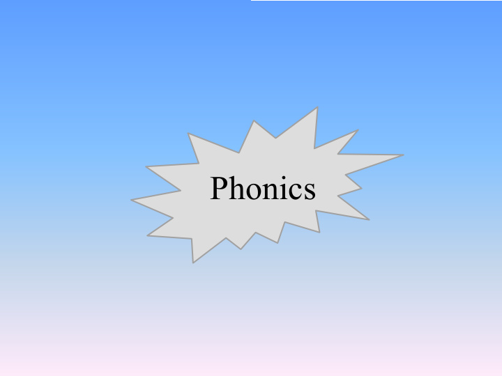 phonics playing with sounds