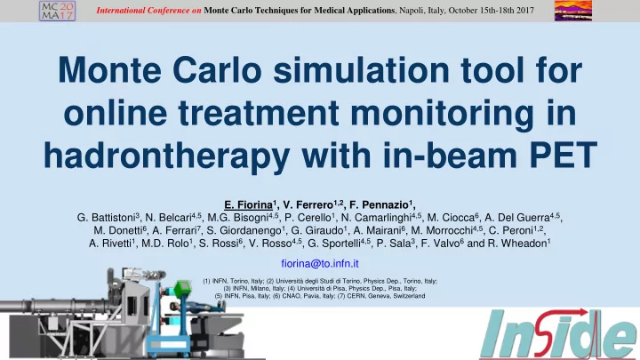 online treatment monitoring in