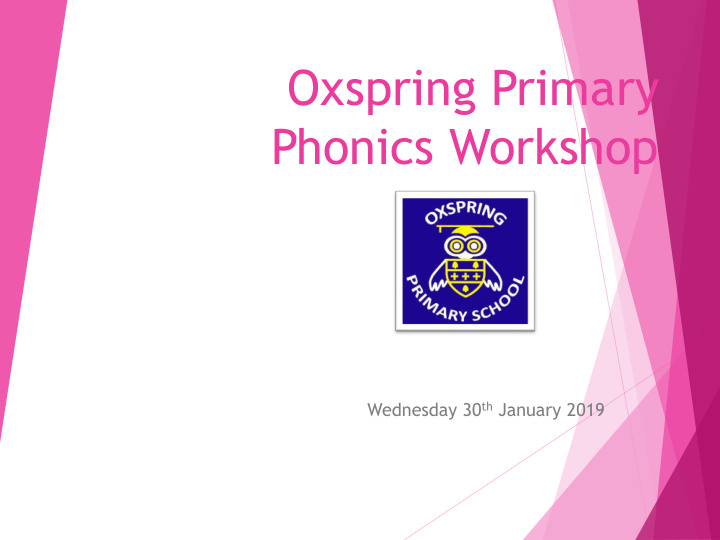 phonics workshop