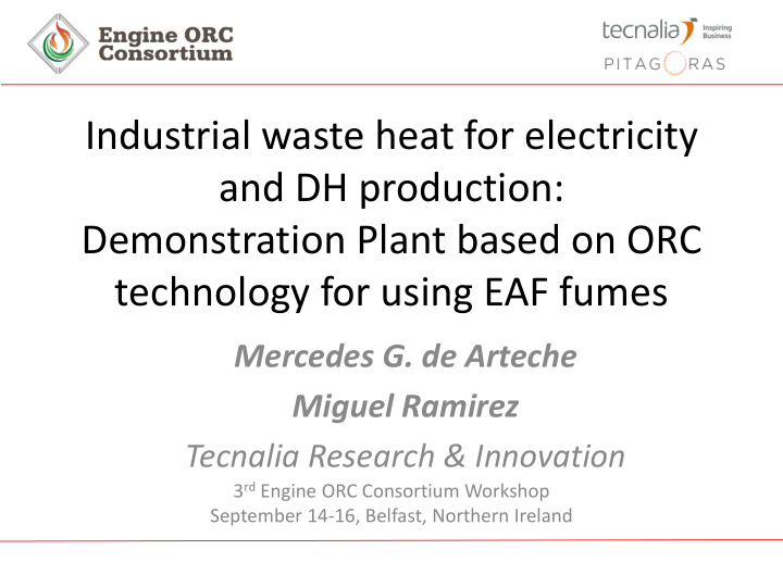 industrial waste heat for electricity