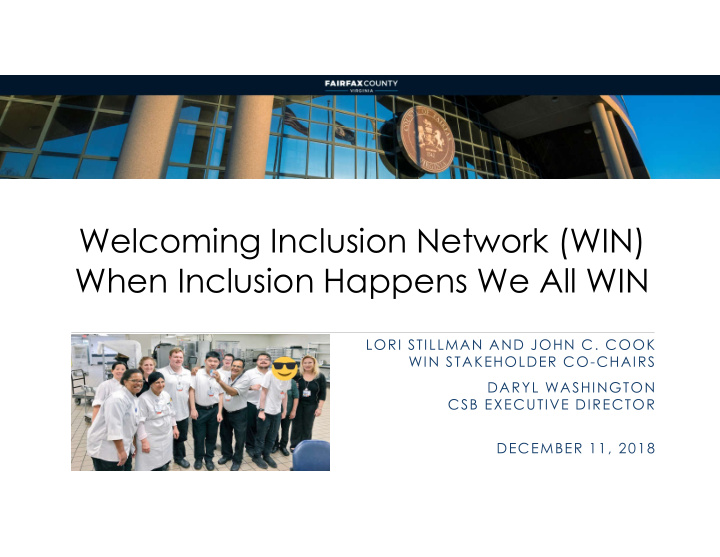 welcoming inclusion network win when inclusion happens we