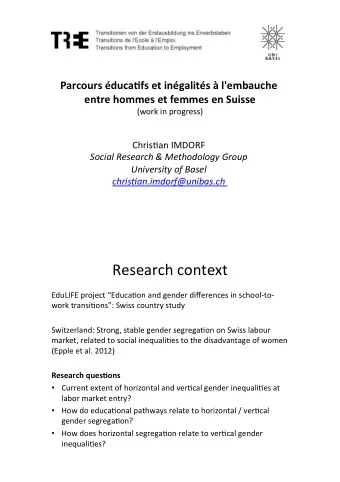 Research&amp;context  &amp;