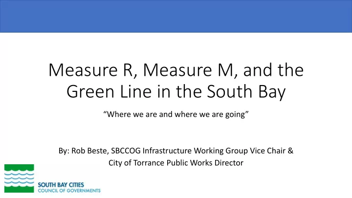 measure r measure m and the