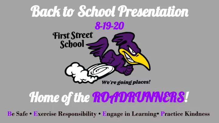 back to school presentation