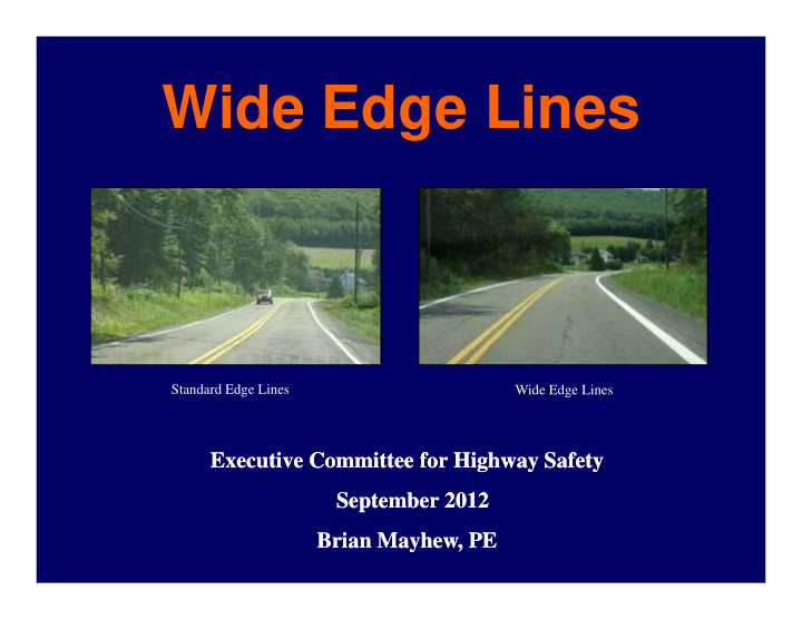 wide edge lines