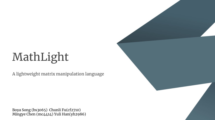 mathlight