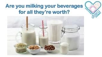 for all theyre worth?  Why do  Wh  o people  ople exclude  lude mi  milk  lk from  om the  heir