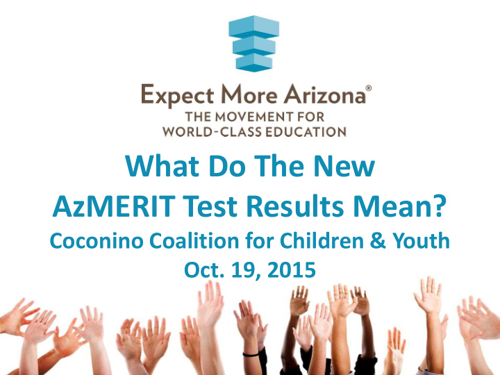what do the new azmerit test results mean