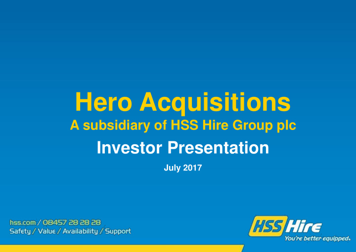hero acquisitions