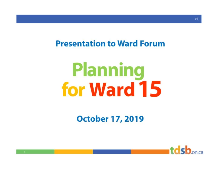for ward 15