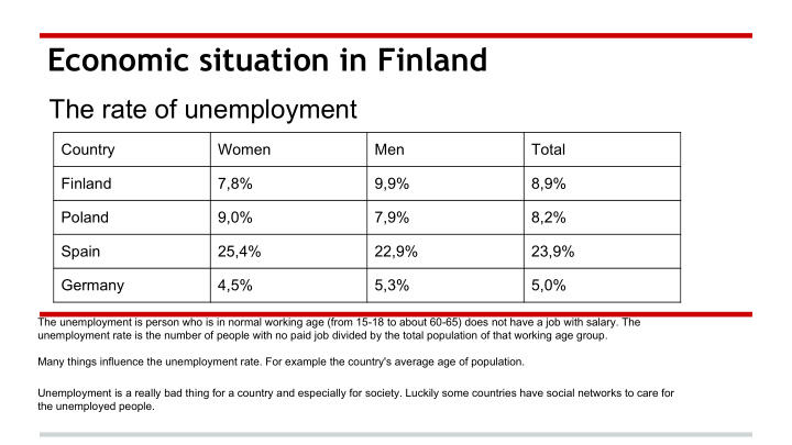 economic situation in finland