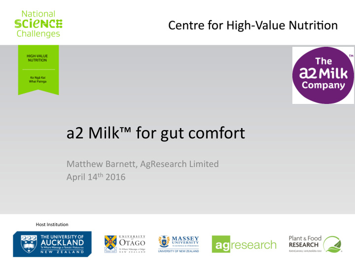 a2 milk for gut comfort