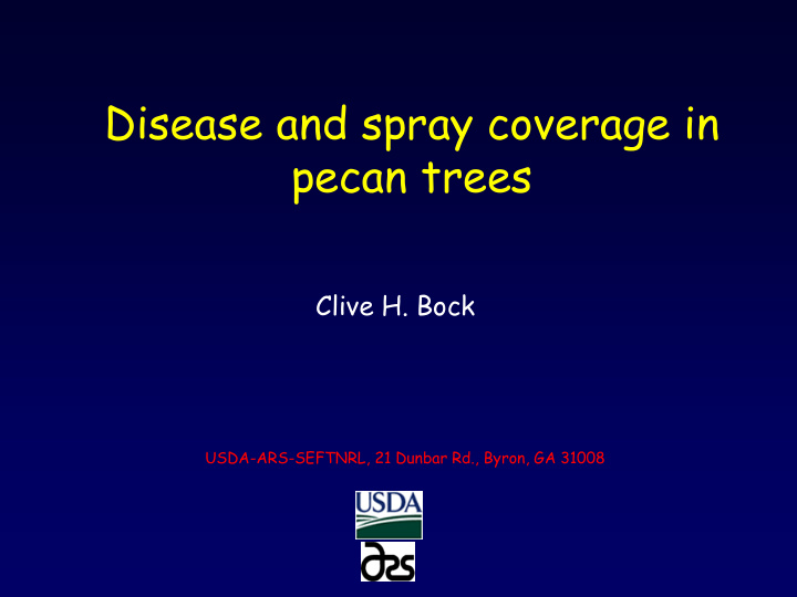 pecan trees
