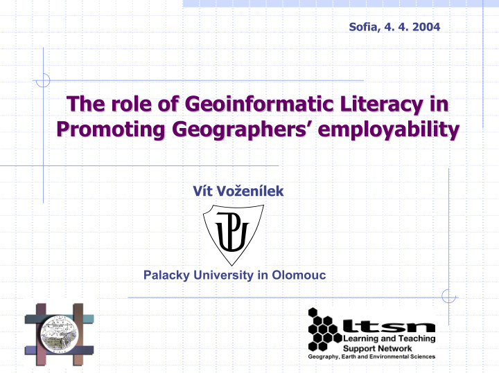the role of geoinformatic geoinformatic literacy in
