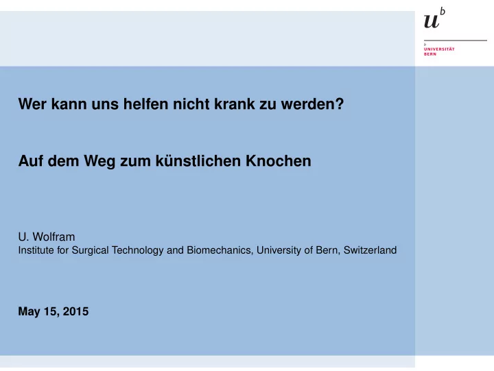 wer kann uns helfen nicht krank zu werden auf dem weg zum
