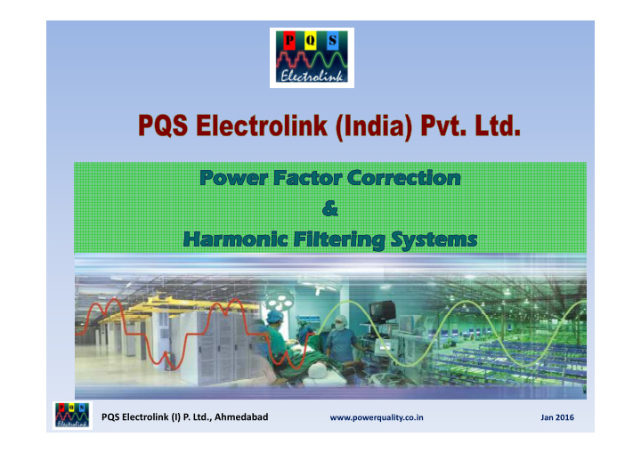 pqs electrolink i p ltd ahmedabad powerquality co in what