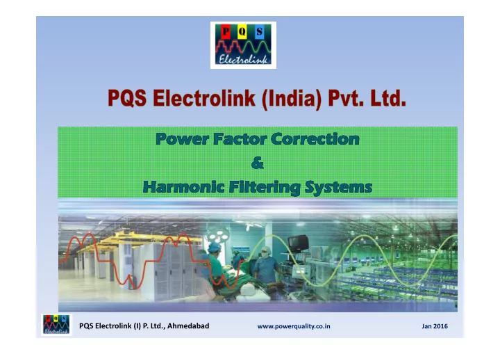 pqs electrolink i p ltd ahmedabad powerquality co in what