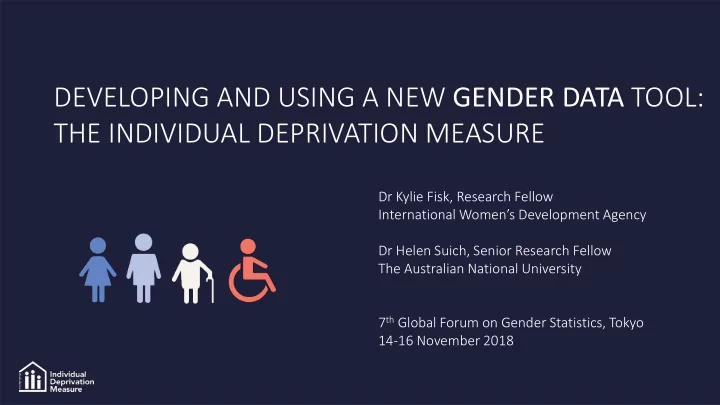 the individual deprivation measure