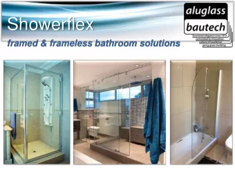 Showerflex  framed &amp; frameless bathroom solutions    Showerflex framed showerdoors  SF