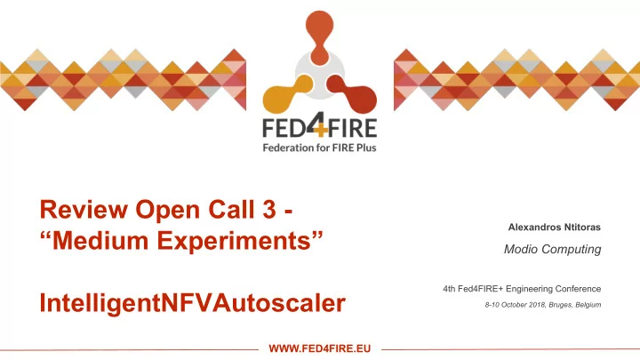 review open call 3