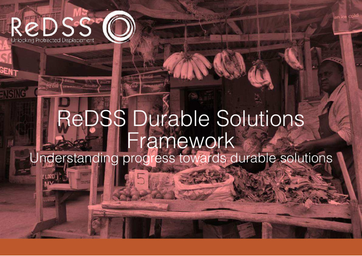 redss durable solutions framework