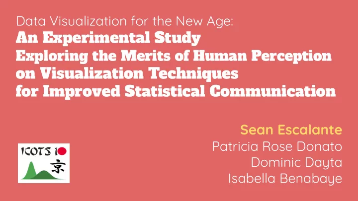 an experimental study exploring the merits of human