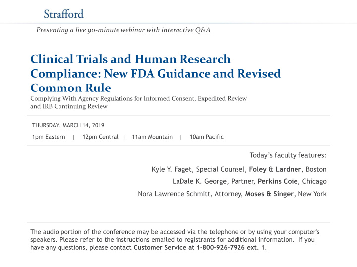 compliance new fda guidance and revised