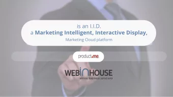 what is  is an I.I.D. a Marketing Intelligent, Interactive Display,  Marketing Cloud platform that