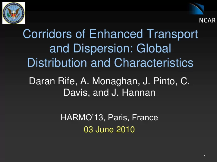 and dispersion global