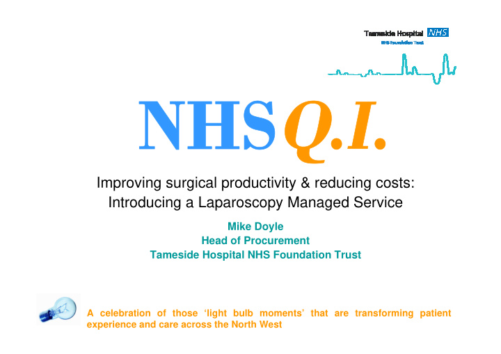 improving surgical productivity amp reducing costs