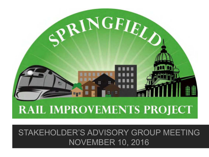 stakeholder s advisory group meeting