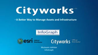 A Better Way to Manage Assets and Infrastructure  Mutasem Jokhdar  InfoGraph  TITLE SLIDE