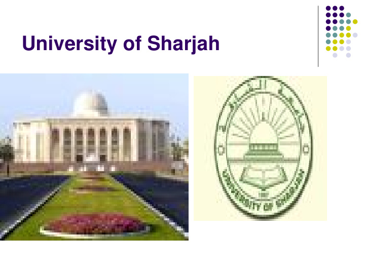 university of sharjah