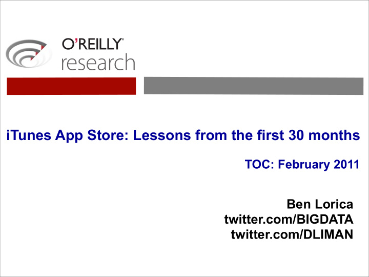 itunes app store lessons from the first 30 months