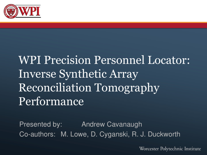 inverse synthetic array