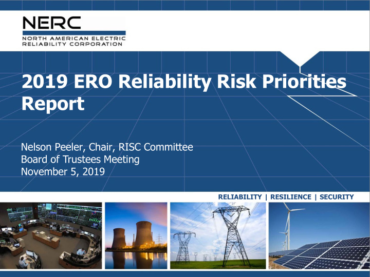 2019 ero reliability risk priorities report
