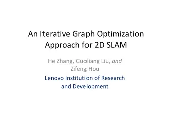 An Iterative Graph Optimization Approach for 2D SLAM He Zhang, Guoliang Liu, and  Zifeng Hou Lenovo