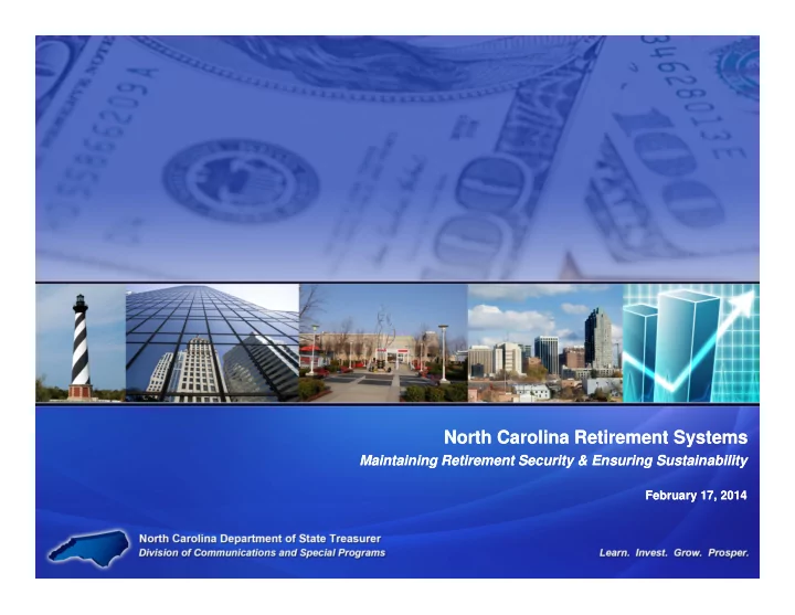 north carolina retirement systems north carolina
