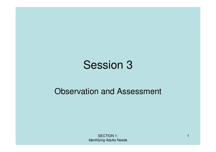 session 3