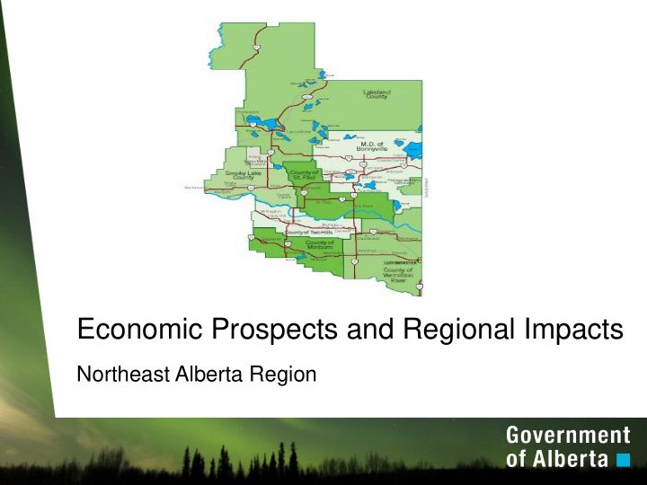 economic prospects and regional impacts