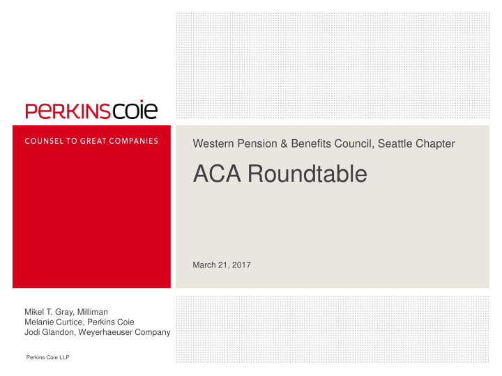 aca roundtable