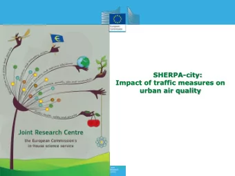 SHERPA-city:  Impact of traffic measures on  urban air quality NO 2 is a local problem An analysis