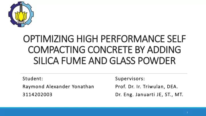 silica fume and glass powder