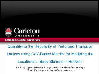 Quantifying the Regularity of Perturbed Triangular  Lattices using CoV-Based Metrics for Modeling
