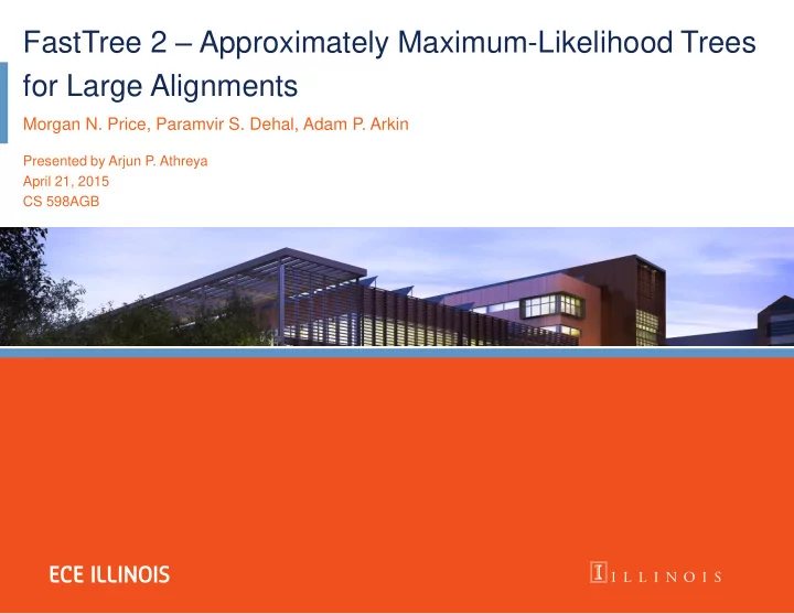 fasttree 2 approximately maximum likelihood trees for