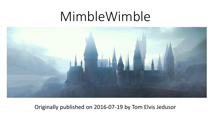 mimblewimble