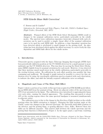 128  Bowers &amp; Lindler  Figure 1.  The spectrum of a star near 2575A with the E230H echelle,