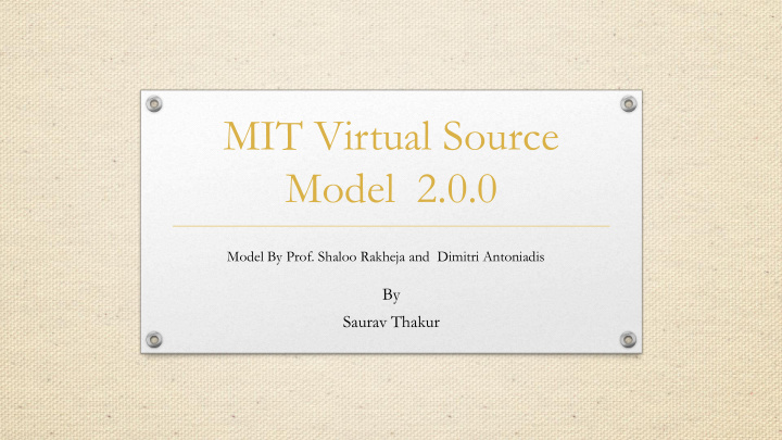 mit virtual source model 2 0 0
